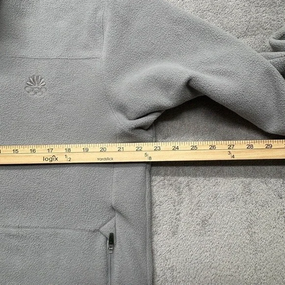Nike ACG 2010 NBC Vancouver Olympic Fleece‎ Jacket Gray Vintage Large Full Zip